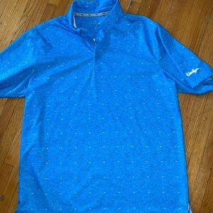 Walter Hagen performance material golf shirt large